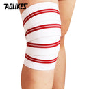 AOLIKES 1 Paar Kniebandagen Fitness Gewichtheben Sport Kniebandagen Knie Wickel für Kniebeugen Trainingsgeräte Zubehör für Fitnessstudio