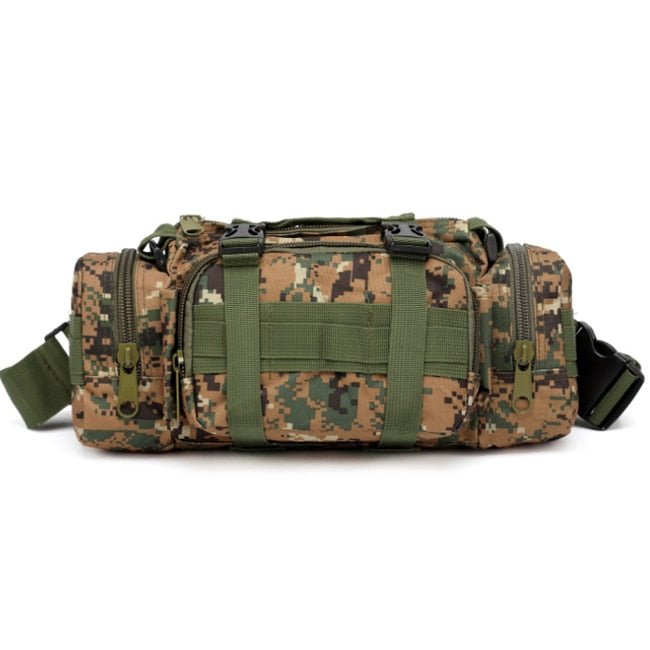 Outdoor Military Tactical Waist Bag Waterproof Nylon Camping Hiking Backpack Pouch Hand Bag military bolsa Style mochila