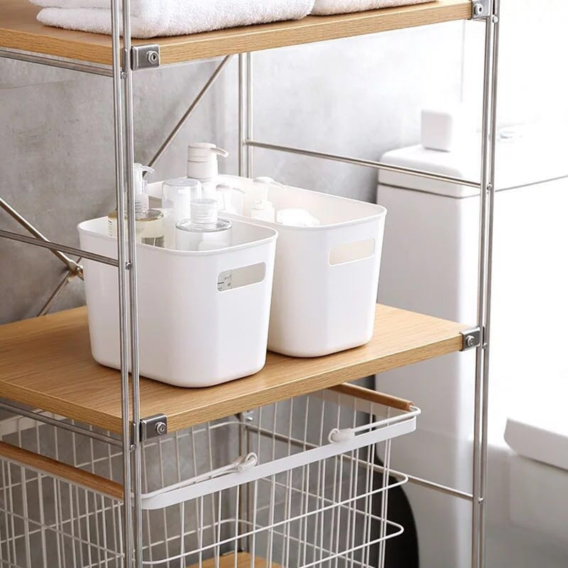 Home Laundry Basket Desktop Storage Basket Sundries Underwear Toy Storage Box Cosmetic Book Organizer Stationery Container