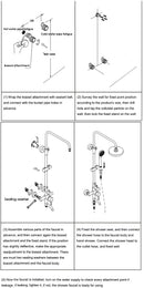 Rainfall Bathroom Shower Set Brass Antique Shower Mixers with Handshower Single Handle Wall Mounted Shower Faucet Tap