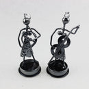 8 Pieces Art Home Decoration Crafts 8 Women Band Metal Crafts Ornaments For Music Lover Home Furniture Blank Space Decoration