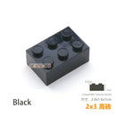 10pcs/lot DIY Blocks Building Bricks Thick 2X3 Educational Assemblage Construction Toys for Children Size Compatible With Brand