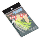 1pcs TSURINOYA 7g/10g Spinner Bait with Brass Fishing Spoon Lure Metal Jig Jigging lure Swimbait Spinnerbait