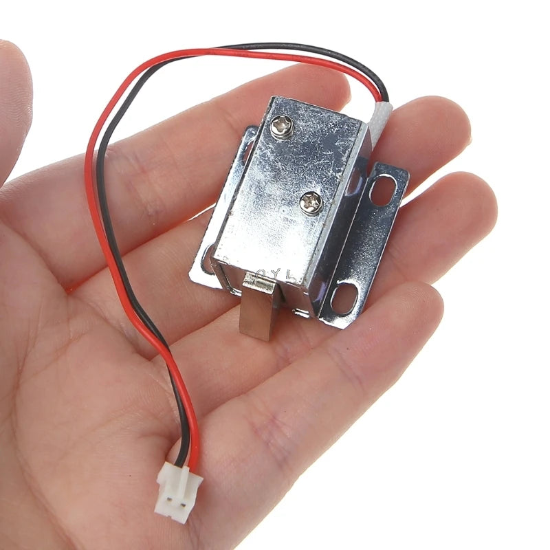 Electronic Lock Catch Door Gate 12V 0.4A Release Assembly Solenoid Access Control