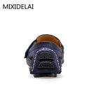MIXIDELAI Fashion Moccasins For Men Loafers Summer Walking Breathable Casual Shoes Men Hook&loop Driving Boats Men Shoes Flats