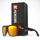 Fashion Guy Sonnenbrille von KDEAM Polarisierte Sonnenbrille Herren Klassisches Design All-Fit Spiegel-Sonnenbrille mit Markenbox CE
