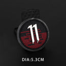 Black Handmade 3D Bee Wolf Embroidered Patches An Crown Number Metal Leather Sew on Applique for Jacket Jean Backpack Badges