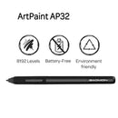 GAOMON ArtPaint AP32 8192 Levels Pressure Passive Stylus for Graphics Tablet S620/S630/S830/M106KPRO/M10KPRO/M1220/1230/PD2200