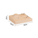 Qulaity Faux Leather Ring Necklace Earrings Jewelry Display Tray Showcase Set Jewellery Organizer for Bague Colar Stand Holder