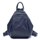 AODUX Full Grain Genuine Leather Women White Blue Red Yellow Backpack Top Layer Cowhide Ladies First Layer Cow Leather Backpacks