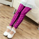 Mermaid Scale Printing Spring Summer Kids Baby Girls Leggings Skinny Children Pants 2-12Y