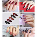 New Fake Short Rose Pointed Soft Pink Nude Red Brown Blue Stiletto False Nails full cover Pure colour candy Purple Khaki White