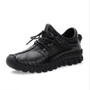 2022 Neue handgemachte Echtleder Damen Sneaker Freizeitschuhe für Damen Flats Damen Schnür-Loafer Zapatos Mujer k18