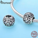 BAMOER 100% Genuine 925 Sterling Silver Dazzling CZ Elegant Beads fit Women Bracelets & Necklaces DIY Jewelry Making SCC732