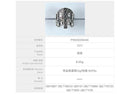 verstellbarer Ring aus Sterlingsilber 925 mit Wikingerhelm als Geschenk mit Wikinger-Geschenkbox aus Vintage-Holz