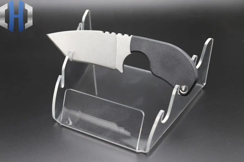 Acrylic Knife Holder Fully Transparent Dagger Tool Holder Plexiglass Kitchen Display Holder Custom