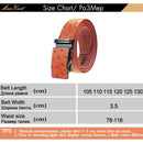 Maikun Luxus-Ledergürtel für Herren Original Design Straußenmaserung Automatische Schnalle Gürtel Ceinture Homme Cinto Masculino