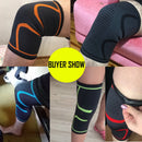 1 STÜCK Fitness Laufen Radfahren Kniebandage Elastisches Nylon Sport Kompressions-Kniepolster Ärmel für Basketball Volleyball