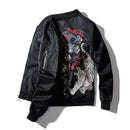 Stickerei Herren Bomberjacke Drache Tiger Herbst Winter Pilotenjacke Herren Hip Hop Japanische Baseball Jugendjacke Streetwear Herren