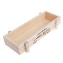 1PCS Vintage Wood Garden Flower Planter Succulent Pot Rectangle Trough Box Plant Bed