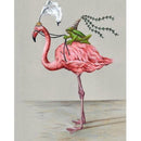 HOMFUN Full Square/Round Drill 5D DIY Diamond Painting "Animal flamingo" 3D Embroidery Cross Stitch 5D Home Decor Gift