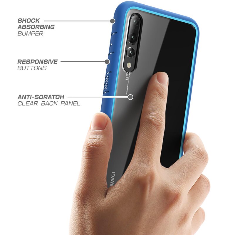 SUPCASE For Huawei P20 Pro Case UB Style Series Anti-knock Premium Hybrid Protective TPU Bumper + PC Clear Back Cover Case