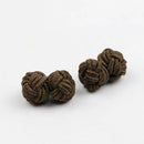 Mens Cuff Links Fashion Men's Shirt Cufflinks Trade Mixed Solid Colors DIY Braided Wire Buckle Cuff Link