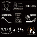 Physics T shirt God Says Maxwell Equations And Then There Was Light Nerd Design 100% Cotton Geek Science Tshirt EU Size