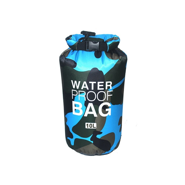 Waterproof Swimming Bag Dry Sack Camouflage Colors Fishing Boating Kayaking Storage Drifting Rafting Bag 2L 5L 10L 15L 20L 30L