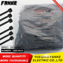 500Pcs/pack 3*200mm  width 1.8mm Black  color Self-locking Plastic Nylon Cable Ties,Wire Zip Tie