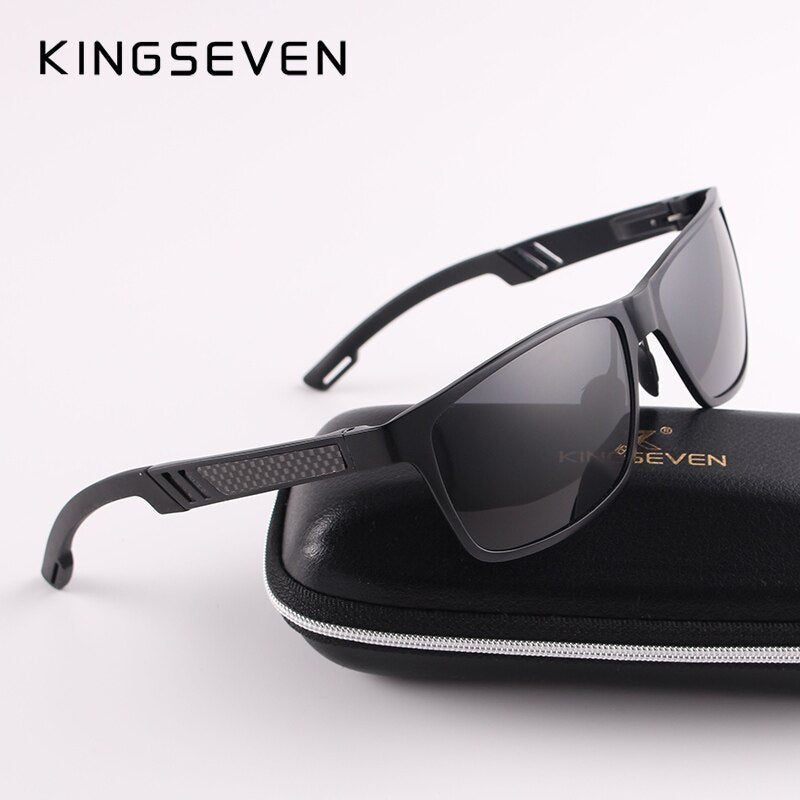 New KINGSEVEN Polarized Sunglasses Men Brand Designer Male Vintage Sun Glasses Eyewear oculos gafas de sol masculino