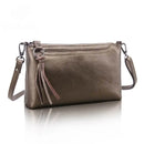 Leder Umhängetasche Damen Silber Handtaschen Mini Überschlag Gold Day Clutch Luxus Strand Schulter Messenger Bag Frauen Geldbörse