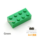 10pcs/lot DIY Blocks Building Bricks Thick 2X4 Educational Assemblage Construction Toys for Children Size Compatible With Brand