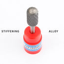 Tungsten Steel Rotary File 1pcs Boule Slot with Blade on The Top Carbide Alloy Cylindrical Milling Cutter Column Type 3-16mm