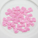 100Pcs Baby Shower Pink Blue Fabric Bibs Pacifiers Feeder Confetti Birthday Sprinkles For Boy/Girl Party Decorations Supplies