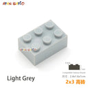 10pcs/lot DIY Blocks Building Bricks Thick 2X3 Educational Assemblage Construction Toys for Children Size Compatible With Brand