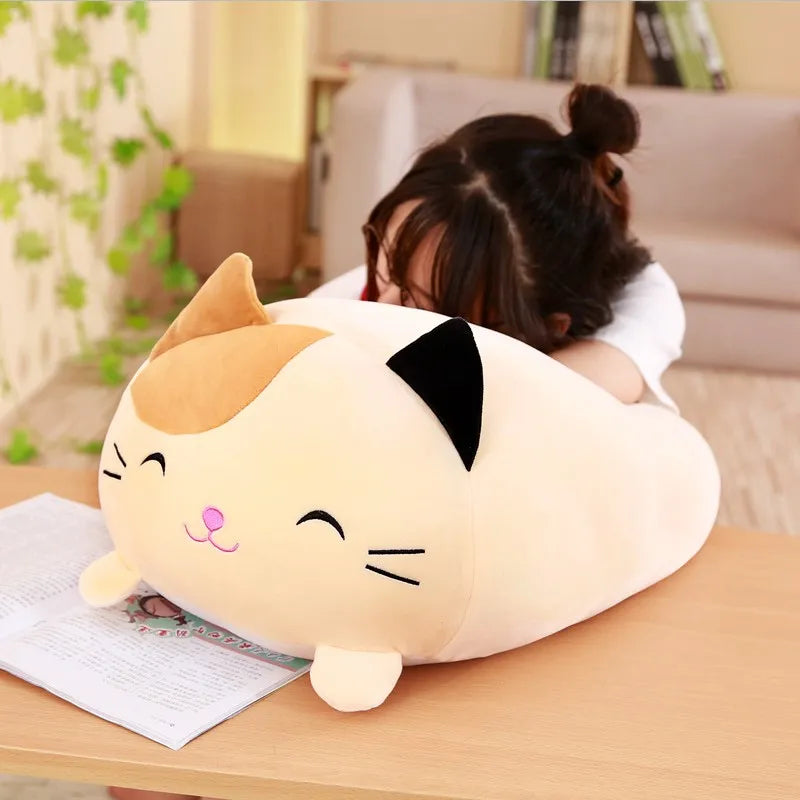 Soft Animal Cartoon Pillow Cushion Cute Fat Dog Cat Penguin Pig Frog Plush Toy Stuffed Lovely kids Birthyday Gift