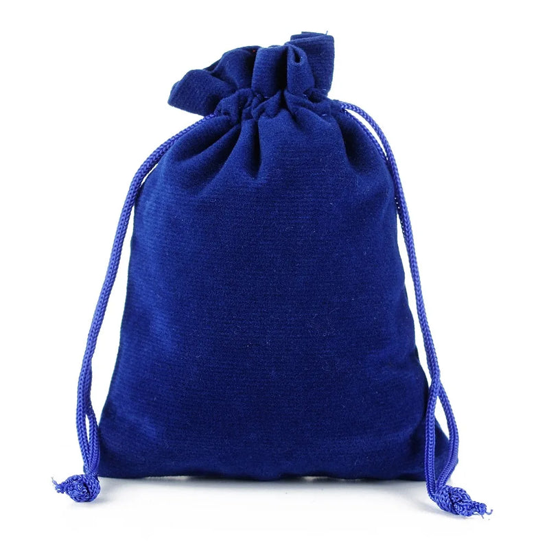 100Pcs/lot 5*7cm Velvet Drawstring Pouch Bag with Jewelry Bag Christmas Wedding Gift Bags & Pouches With Velvet bags wholesale