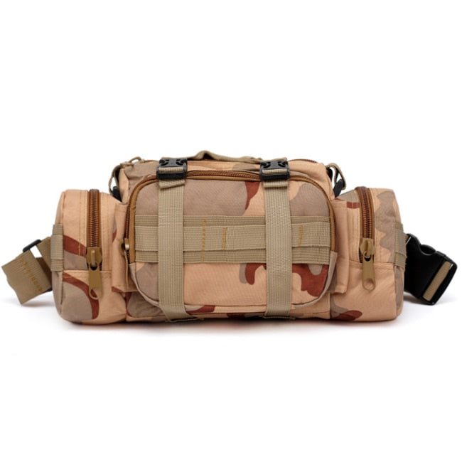 Outdoor Military Tactical Waist Bag Waterproof Nylon Camping Hiking Backpack Pouch Hand Bag military bolsa Style mochila