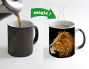 König Löwe Wolf Farbwechselbecher Zauberhafter hitzeempfindlicher Teetasse Kaffeetasse Geschenkbecher für Ihre Kinder oder Ihre Freunde Kostenloser Versand