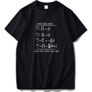 Physics T shirt God Says Maxwell Equations And Then There Was Light Nerd Design 100% Cotton Geek Science Tshirt EU Size