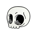 Punk Music Lovers Pin Skeleton DJing Vinyl Record Player Enamel Pin Badge Tape Lapel Pins Brooches Shirt Bag Cool Gothic Jewelry