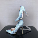 2018 Spring Brand Shoes Woman High Heels Womens Lady Pumps High Heel Shoe Ladies Shoes Snake Printed beige bottom 8 10 12 cm