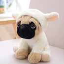 Stuffed Simulation Dogs Plush Sharpei Pug Lovely Puppy Pet Toy Plush Animal baby Toy Children Kids Birthday Christmas Gifts