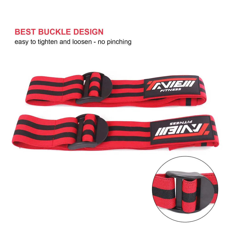 Fitness Occlusion Gym Bands Bodybuilding Weightlifting Blood Flow Restriction Bands Arm Leg Wraps Muscle Train Gym Equipmen