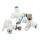 ATWFS 1pcs 1/4'' Flow Control Valve RO Reverse Osmosis Membrane Water Purifier Waste Water Regulator Control Valve