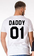 Family Matching Clothes 2021 Hot Sale Family Look Cotton T-shirt DADDY MOMMY KID BABY Funny Letter Print Number Tops Tees Summer
