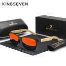KINGSEVEN Marke Original Design Aluminium+Bambus Naturholz Handgemachte Sonnenbrille Herren Polarisiert Brille Sonnenbrille Für Damen