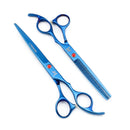 Hair scissors Cutting 7 INCH + Thinning 6.5 INCH LYREBIRD Pet grooming scissors 5 color Wholesale 5Sets/LOT NEW