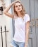 ARTKA 2018 Summer New Women PLUS SIZE 100% Cotton Solid Black White Gray T-shirts Short Sleeve Loose T-shirts S-2XL TA11586X